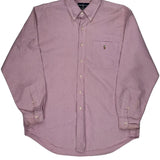 Ralph Lauren Shirt - Large Pink Cotton