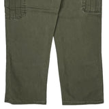 Dickies Double Knee Carpenter Trousers - 34W 24L Green Cotton