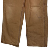 Carhartt Carpenter Trousers - 34W 32L Brown Cotton