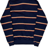 Unbranded Striped Rugby Shirt - Large Navy Cotton