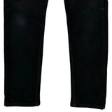Levis Slim Fit Jeans - 34W 32L Black Cotton