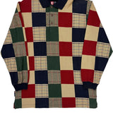 Chaps Ralph Lauren Checked Rugby Shirt - Large Multicoloured Cotton
