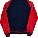 Wb Texas Letter Jackets Varsity Jacket - Medium Navy Leather