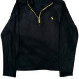 Performance Polo By Ralph Lauren Fleece - Large Black Polyester