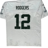 Green Bay Packers Reebok Nfl Football Jersey - XL White Polyester