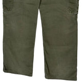 Carhartt Cargo Trousers - 36W 32L Green Cotton