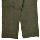 Carhartt Double Knee Carpenter Pants - 32W 30L Green Cotton