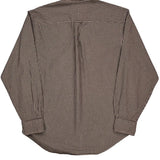 Nautica Checked Shirt - Medium Brown Cotton