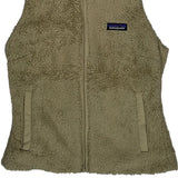 Patagonia Fleece Vest - XS Beige Polyester