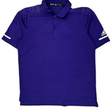 Adidas Football Shirt - Large Purple Polyester