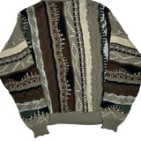 Farentino Sweater - Large Multicoloured Wool Blend