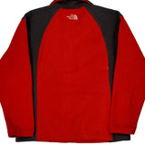 Kids The North Face Fleece Jacket - Large Red Polyester
