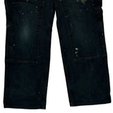 Carhartt Double Knee Carpenter Trousers - 32W 29L Black Cotton