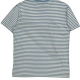 Polo By Ralph Lauren Striped T-Shirt - Medium Blue Cotton