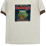 90S Sea Monkeys Oneita Graphic Ringer T-Shirt - Large White Cotton