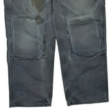 Carhartt Carpenter Trousers - 34W 30L Grey Cotton