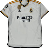 Real Madrid Adidas 2023-24 Vini Jr Home Football Shirt - 2XL White Polyester
