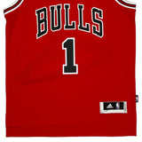 Chicago Bulls Adidas Nba Jersey - Medium Red Polyester