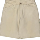 Unbranded Carpenter Shorts - 38W 10L Cream Cotton
