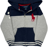 Age 5 Polo By Ralph Lauren Hoodie - XS Gray Cotton
