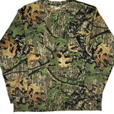 Field & Stream Camo Long Sleeve T-Shirt - Small Camo Cotton Blend