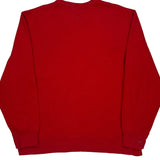 Rl-67 Ralph Lauren Spellout Sweatshirt - Large Red Cotton Blend