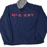 Mickey Mouse Disney Graphic Jacket - 2XL Navy Nylon