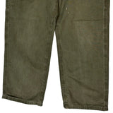 Carhartt Carpenter Trousers - 34W 30L Green Cotton