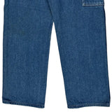 Red Kap Double Knee Carpenter Pants - 32W 37L Blue Cotton