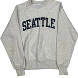 Reverse Weave Champion Seattle Graphic Sweatshirt - XS Gray Cotton