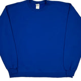 Blank Hanes Sweatshirt - XL Blue Cotton
