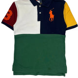 Age 8 Polo By Ralph Lauren Polo Shirt - Small Multicoloured Cotton