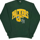 Made In USA Jerzees Packers Sweatshirt - XL Green Cotton