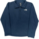 The North Face 1/4 Zip - Medium Blue Polyester