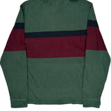Levis Striped Rugby Shirt - Large Green Cotton