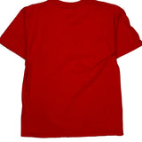 Grumpy Disney Christmas T-Shirt - Medium Red Cotton