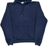 Lacoste Hoodie - Large Navy Cotton