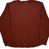 Carhartt Long Sleeve T-Shirt - 2XL Brown Cotton