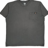 Dickies T-Shirt - 2XL Gray Cotton