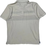 Tommy Hilfiger Striped Polo Shirt - XL White Cotton