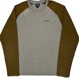 Organic Cotton Patagonia Sweatshirt - Large Brown Cotton