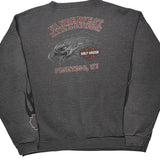 Harley Davidson Graphic Sweatshirt - XL Gray Cotton