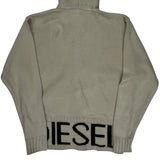 Diesel Hoodie - Large Beige Cotton