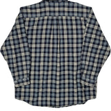 Carhartt Checked Flannel Shirt - XL Blue Cotton