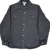 Duluth Shirt Jacket - Large Gray Cotton