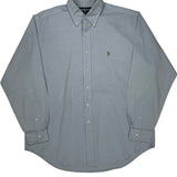Yarmouth Ralph Lauren Shirt - Large Blue Cotton