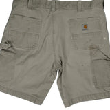 Carhartt Carpenter Shorts - 36W 10L Grey Cotton
