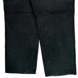 Carhartt Double Knee Carpenter Pants - 38W 30L Black Cotton