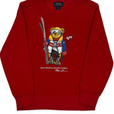 Age 6 Polo By Ralph Lauren Polo Bear Sweatshirt - XS Red Cotton