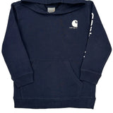 Age 7 Carhartt Hoodie - Small Navy Cotton